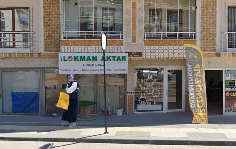 Lokman Aktar Furkan Manav dükkân görünümü (Google Street View)
