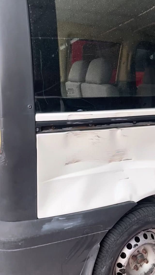 Ticari araç yan panel kaporta onarımı