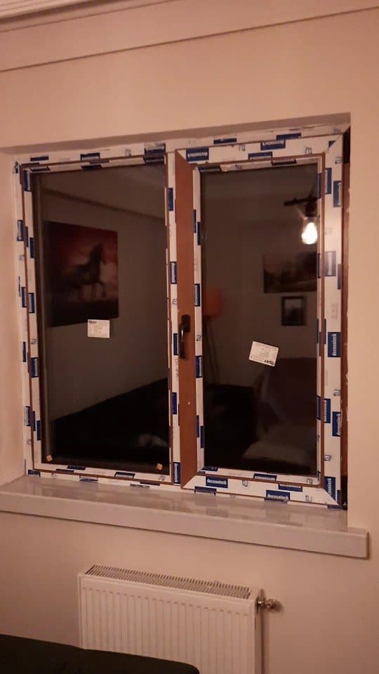 İç mekân PVC pencere uygulaması