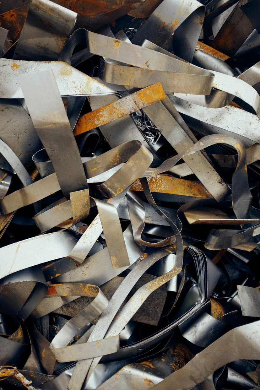 Ayrıştırılmış metal malzeme (temsili görsel)