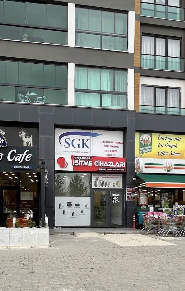 Gölbaşı İşitme Cihazları dükkân görünümü