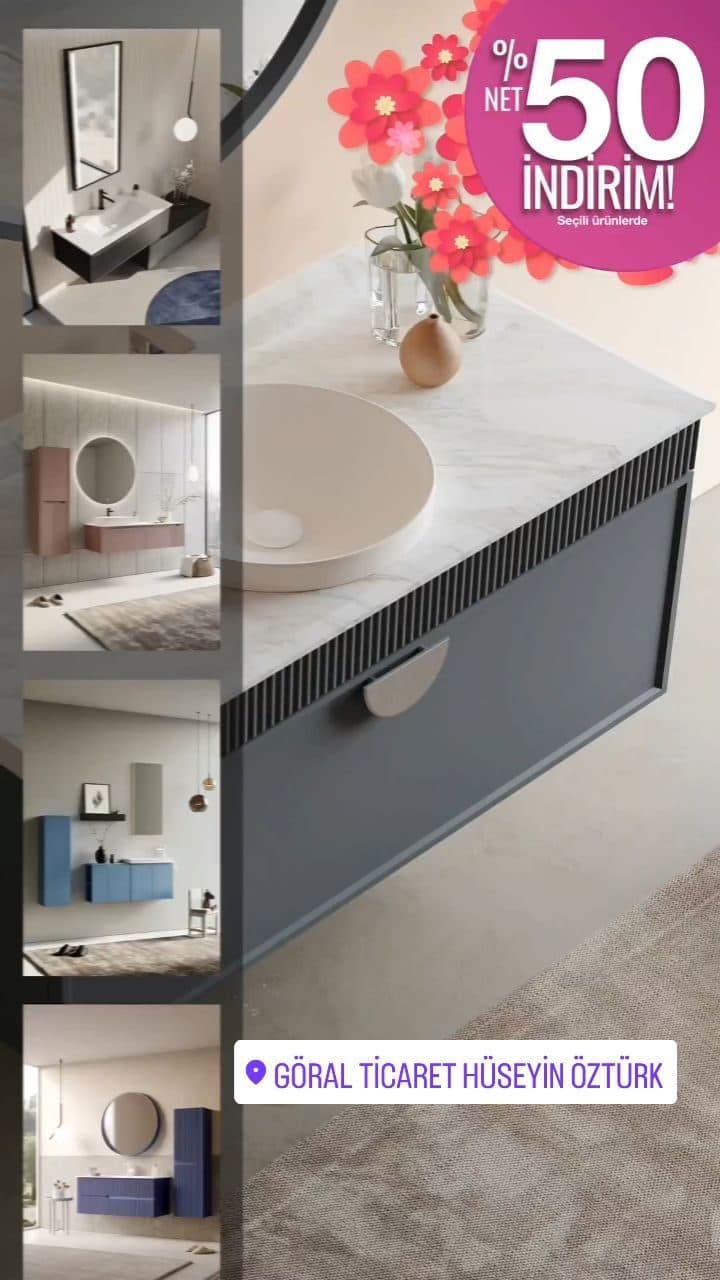 Banyo mobilyası teşhir alanı
