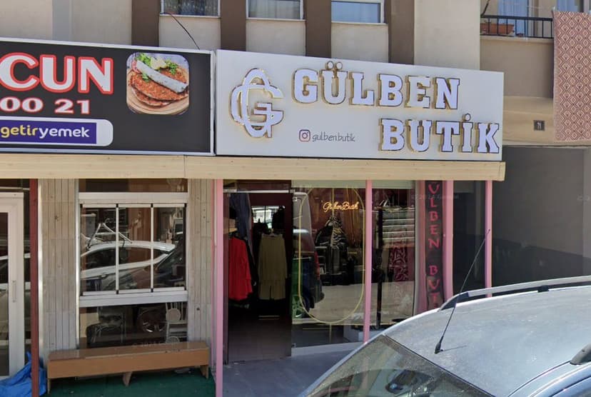 Gülben Butik dükkân görünümü (Google Street View)