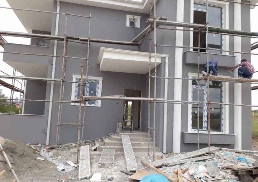 Müstakil villa yapımı — dış cephe