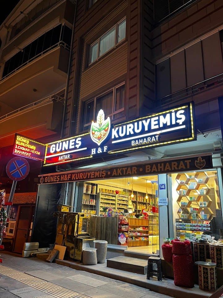 Dükkân girişi ve vitrin