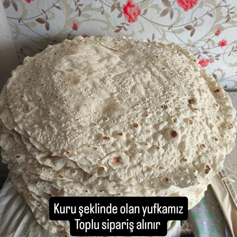 Kuru yufka istifi — toplu sipariş alınır