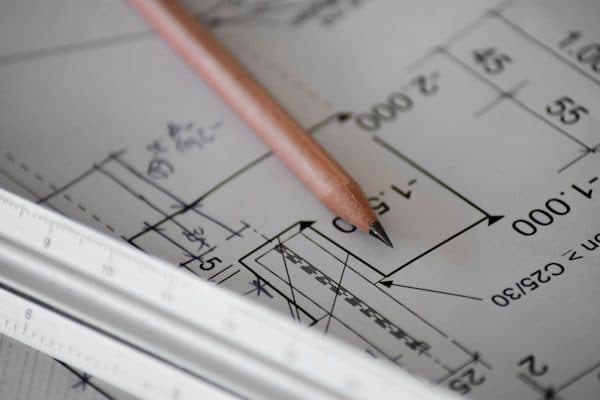 İnşaat proje çizimi (temsili görsel)