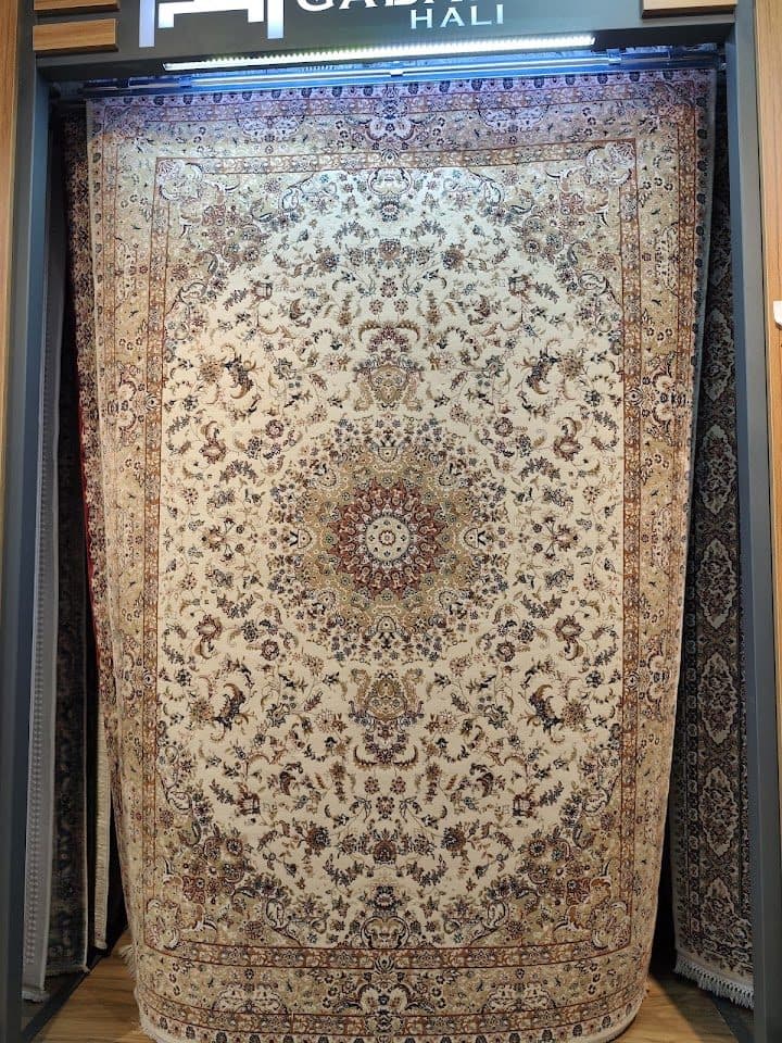 Oryantal desenli halı yakın çekim