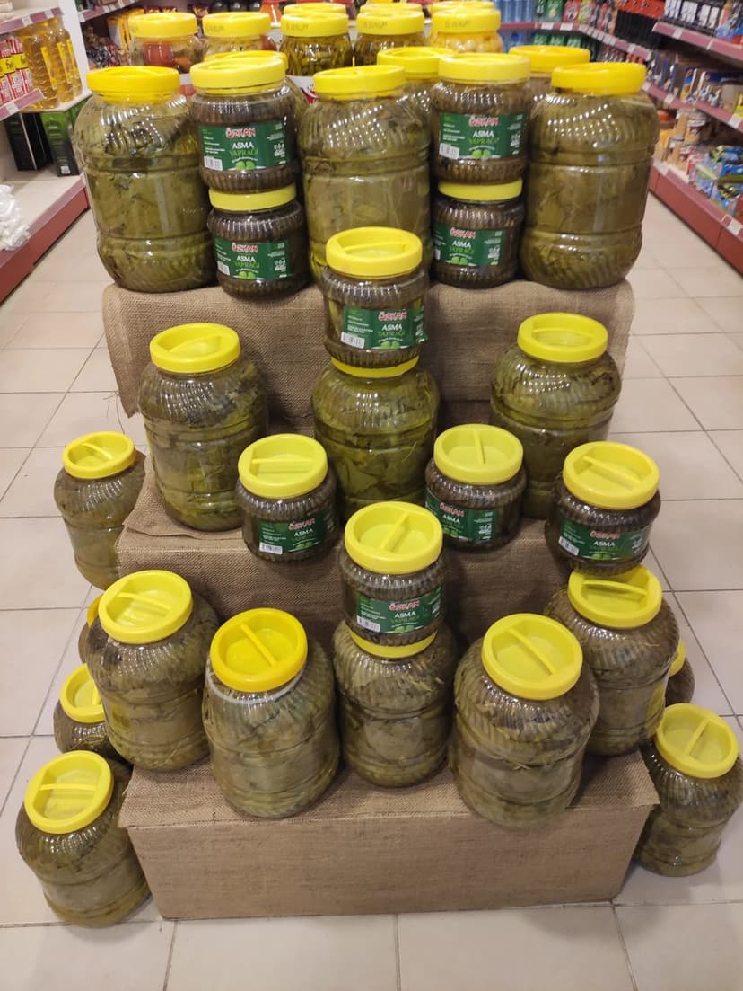 Kavanozda asma yaprağı çeşitleri