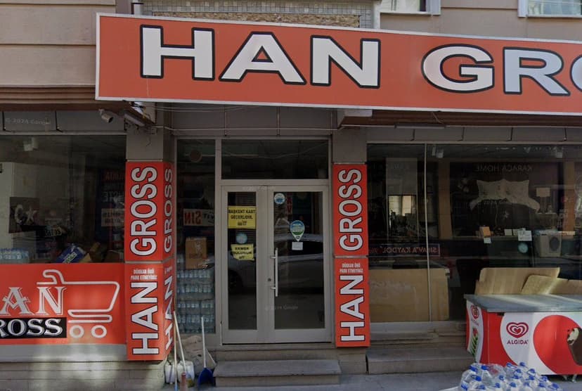 Han Market giriş ve tabela (Google Street View)