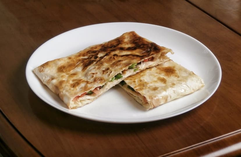 Katlanmış gözleme servisi (temsili görsel)
