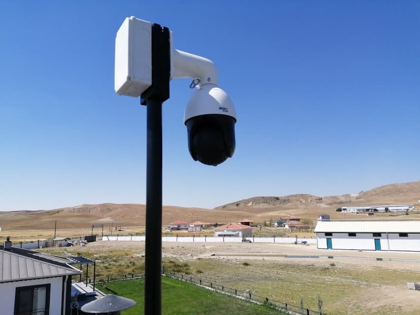Güvenlik kamerası kurulum çalışması