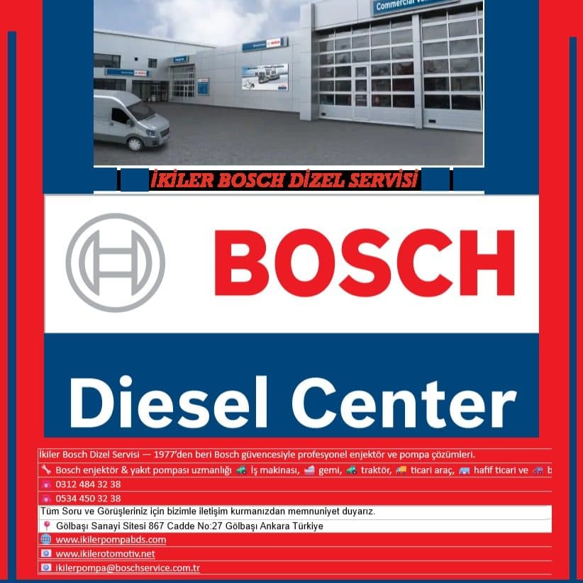 İkiler Bosch Diesel Center tesisi