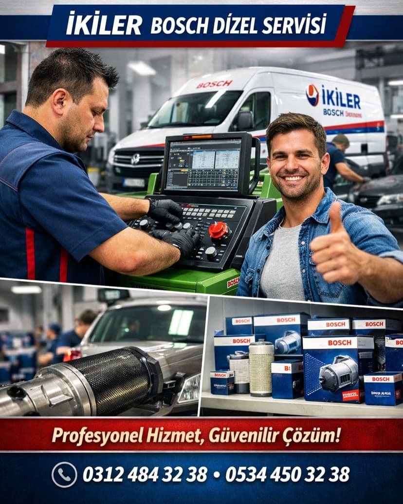 Bosch dizel servis ekipmanları ve orijinal yedek parçalar