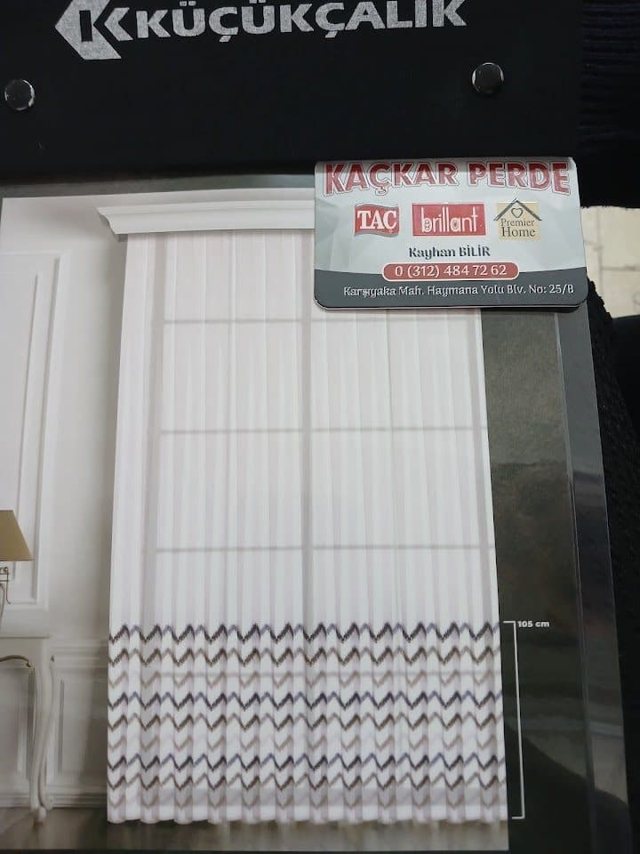 Kaçkar Perde ürün etiketi — TAÇ, Brillant, Premier Home