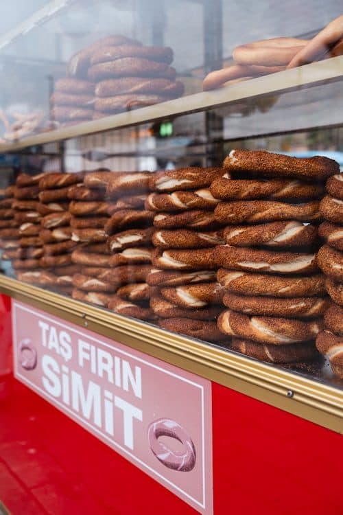 Taş fırın simit vitrini (temsili görsel)