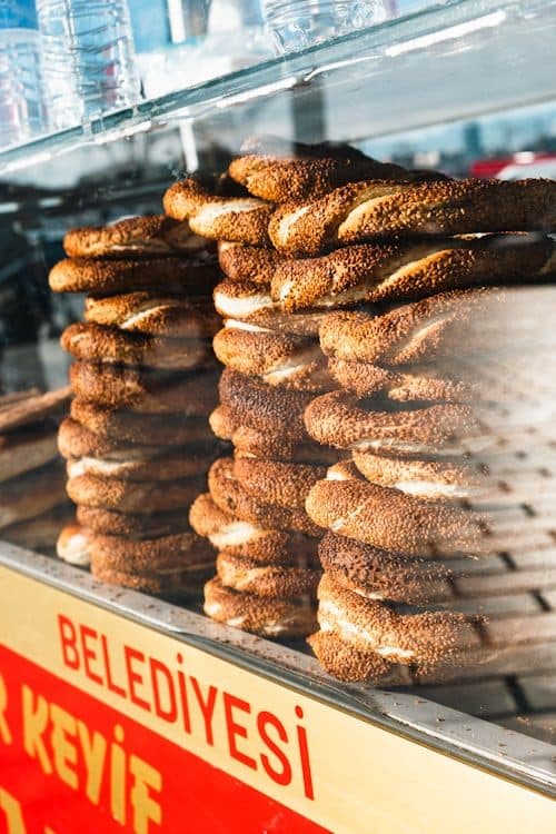 Taze simit istifi yakın çekim (temsili görsel)