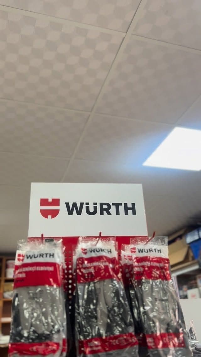 Würth marka iş eldiveni reyonu (Instagram)