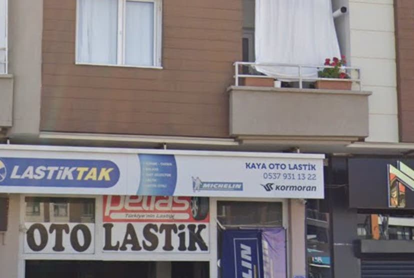LASTİKTAK / Petlas / Michelin / Kormoran bayilik tabelası (Google Street View)