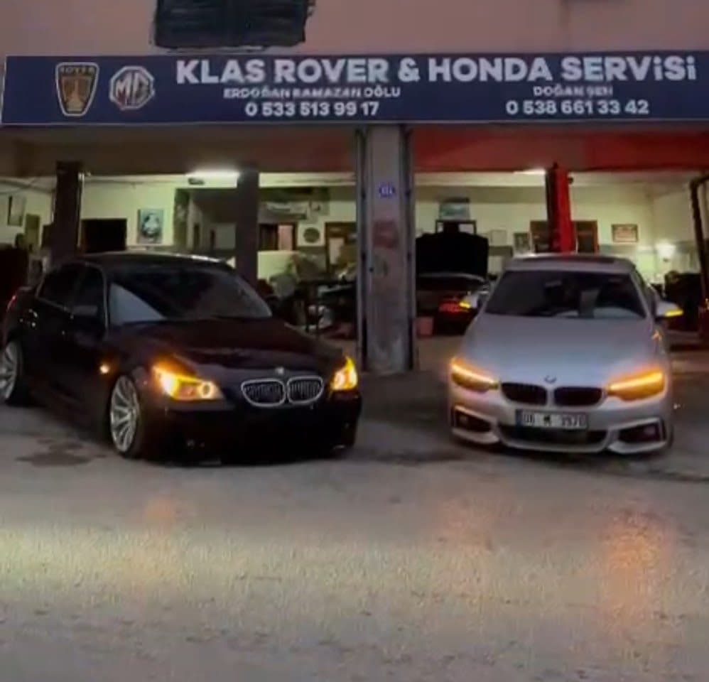 Klas Rover & Honda Servisi dükkân önü