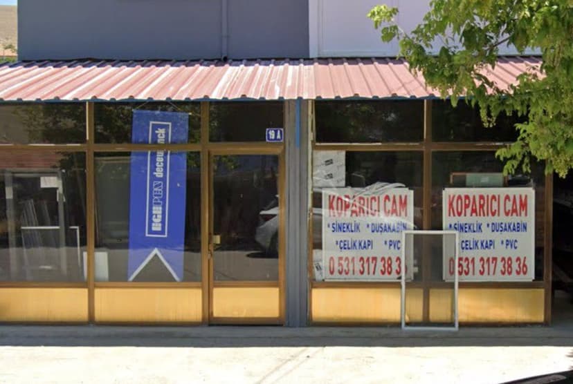 Koparıcı Cam dükkân görünümü (Google Street View)
