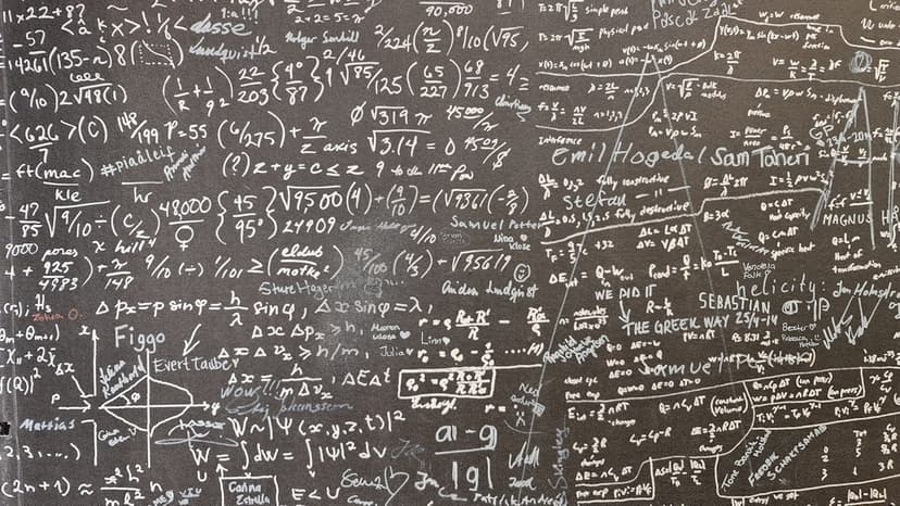 Matematik formülleri, karatahta (temsili görsel)