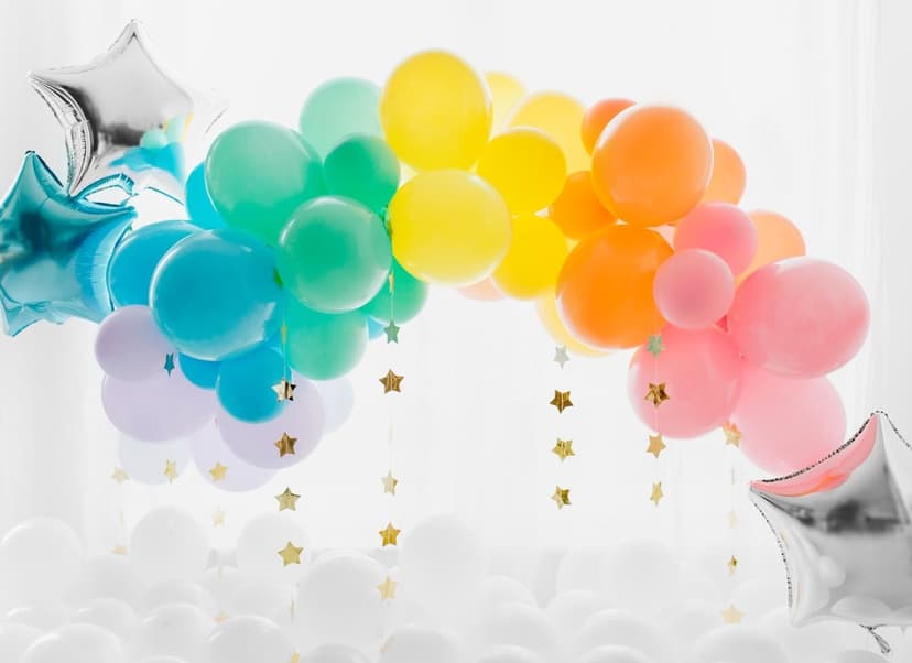 Renkli balon süslemesi (temsili görsel)