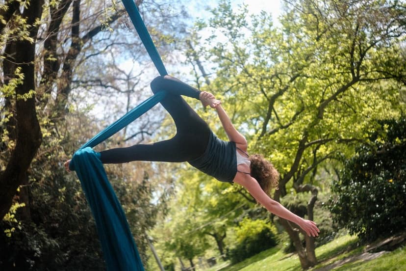 Hamak yoga dersi (temsili görsel)
