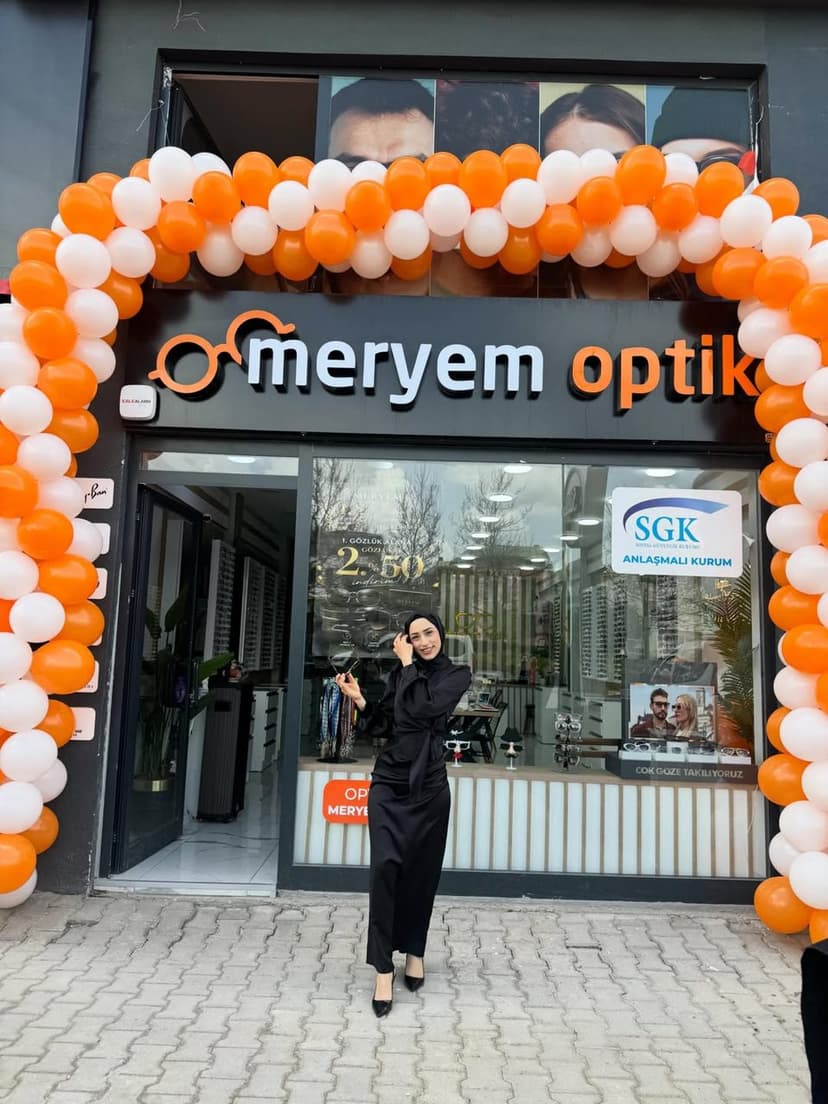 Meryem Optik açılışı