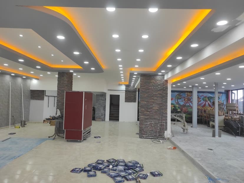 Tavan aydınlatma ve avize uygulaması
