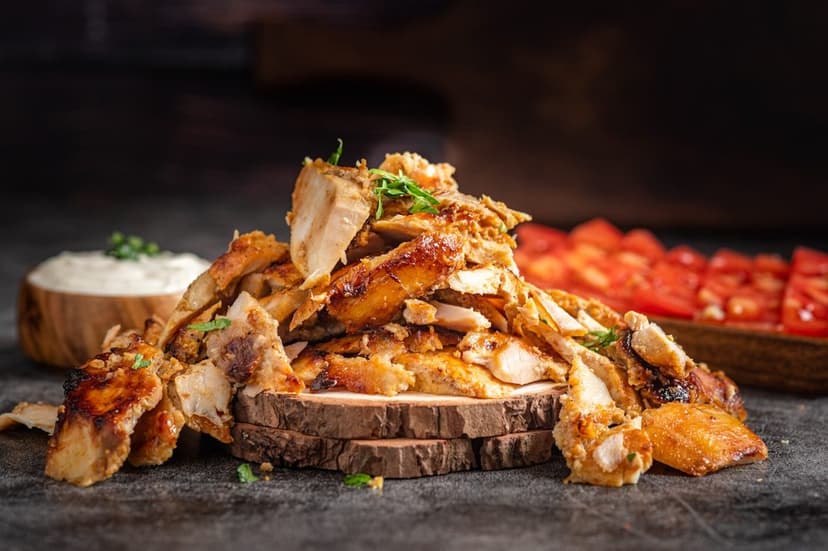 Tavuk döner yakın çekim (temsili görsel)