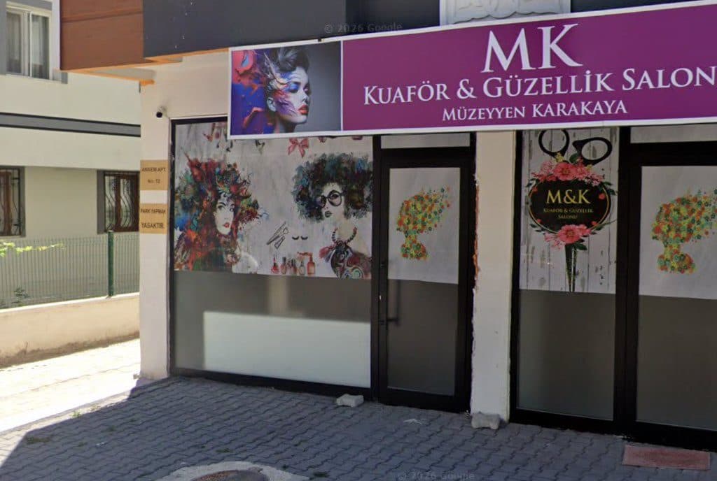 MK Kuaför & Güzellik Salonu dükkân görünümü (Google Street View)
