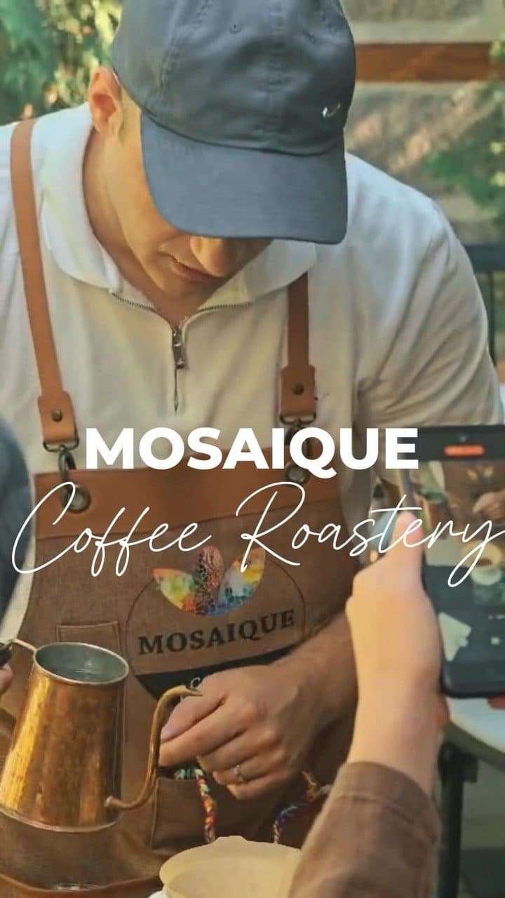 Mosaique Coffee Roastery ekibinden Türk kahvesi servisi