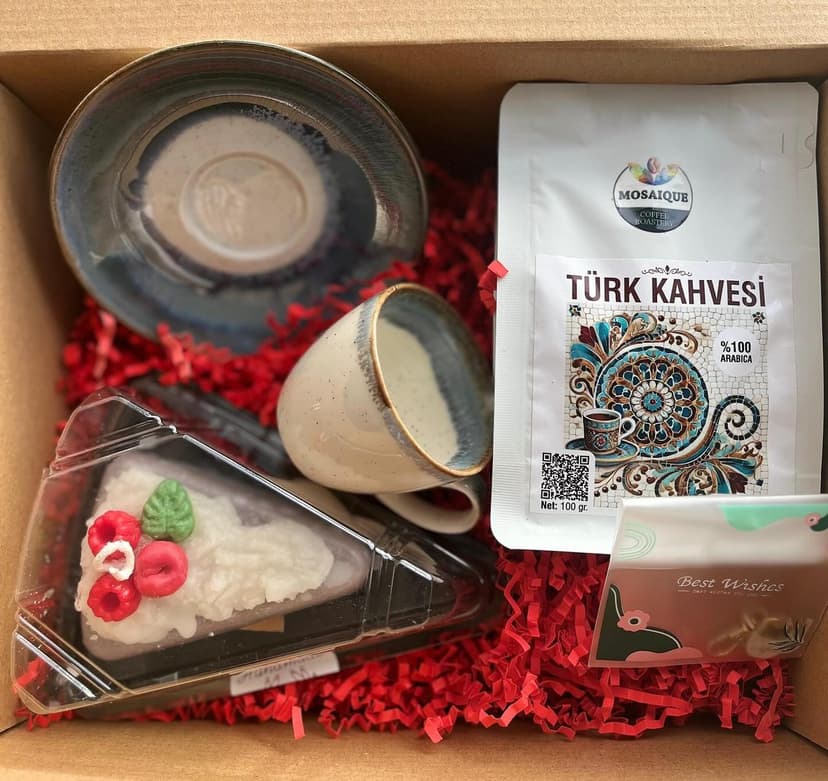 Türk kahvesi hediye kutusu