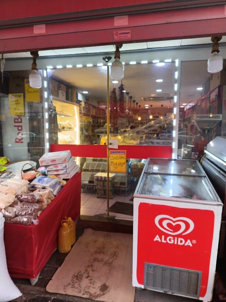 Market içi ürün reyonu