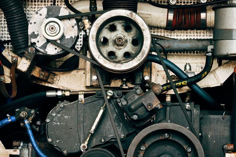 Dizel motor ve mekanik aksam (temsili görsel)