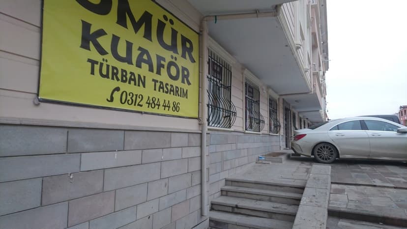 Salon dış cephe ve tabela — Seğmenler