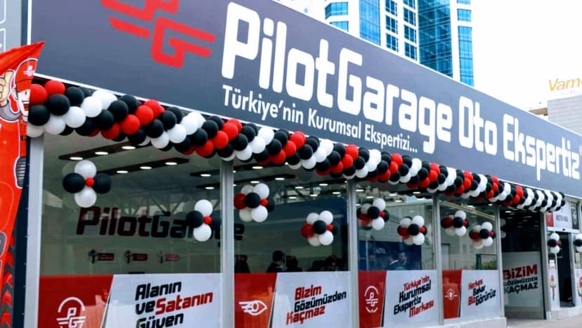 Pilot Garage Oto Ekspertiz bayi cephesi