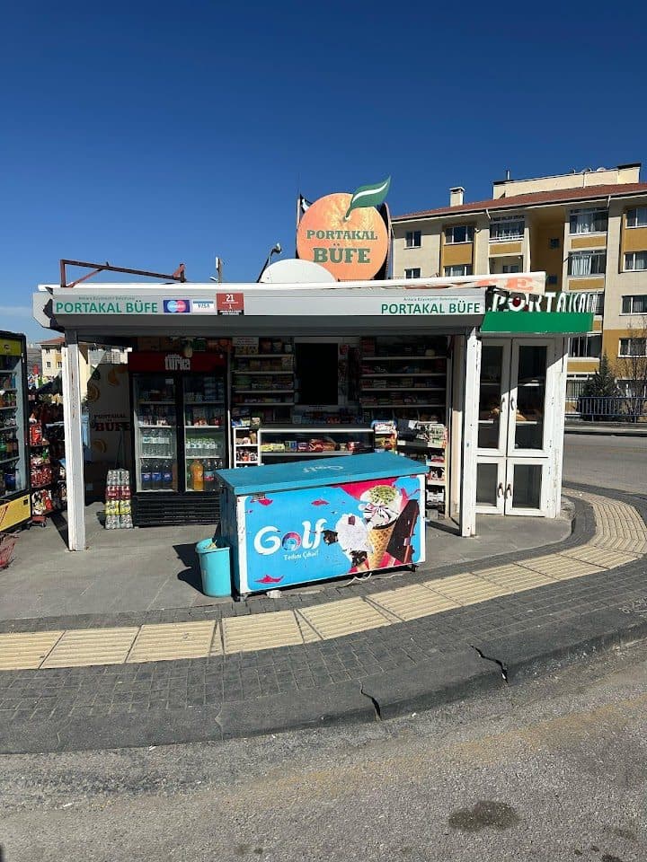 Büfe dış görünümü — Portakal Büfe