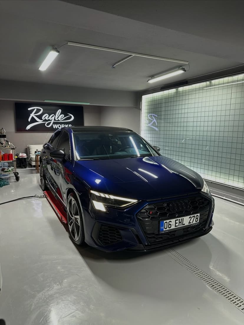Ragle Works atölyesinde koruma işlemi tamamlanmış araç