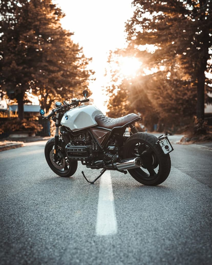 Custom motosiklet (temsili görsel)