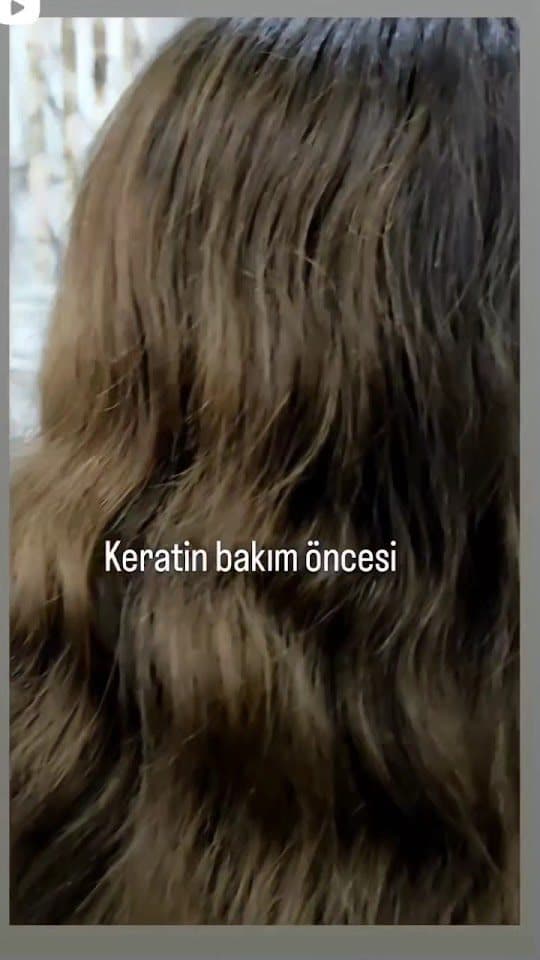 Keratin bakımı öncesi saç