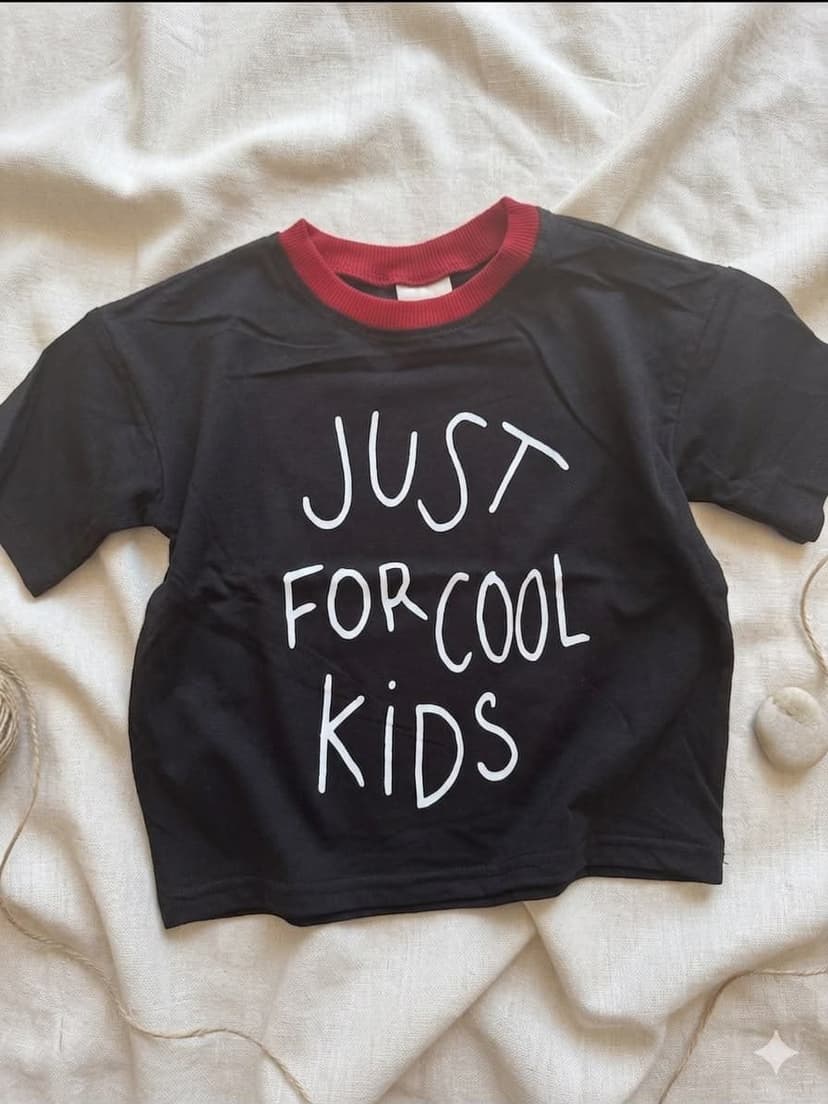 "Just For Cool Kids" oversize tişört