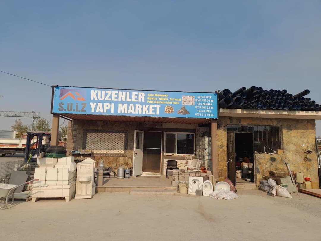 S.U.İ.Z Kuzenler Yapı Market dükkân görünümü