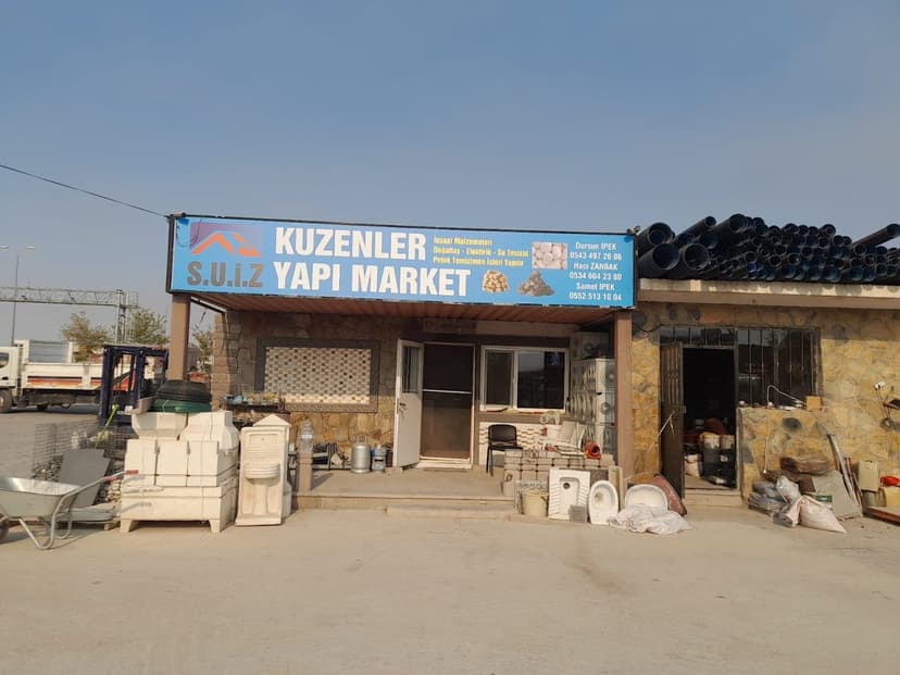 Dükkân cephesi ve tabela