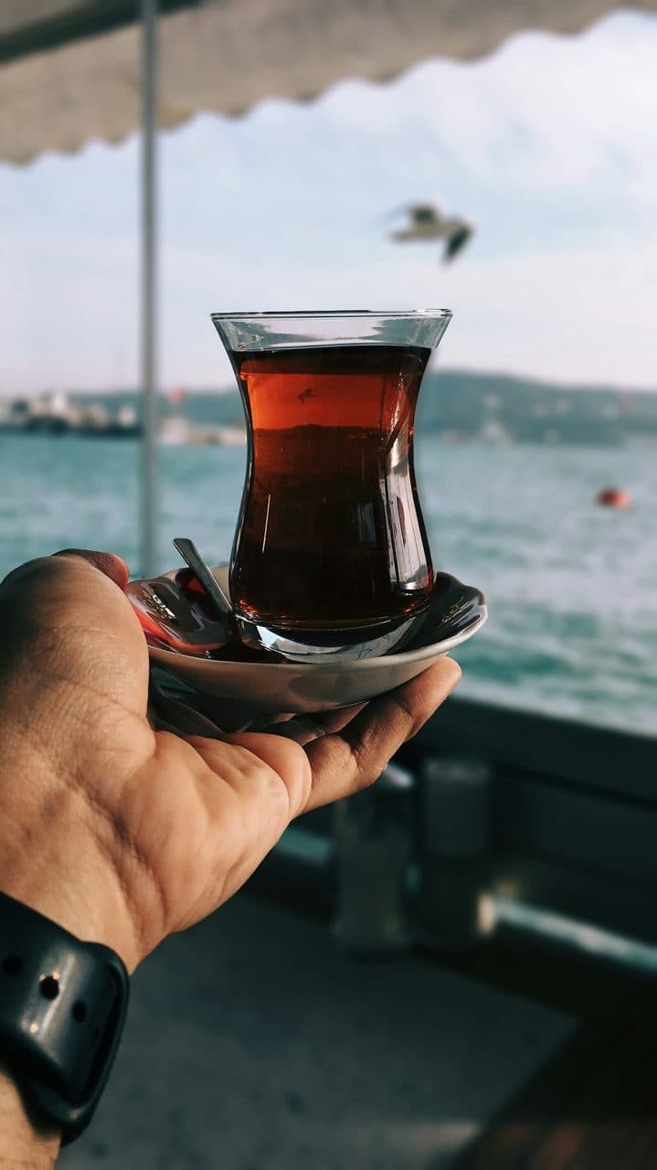 Göl kenarında semaver çayı (temsili görsel)