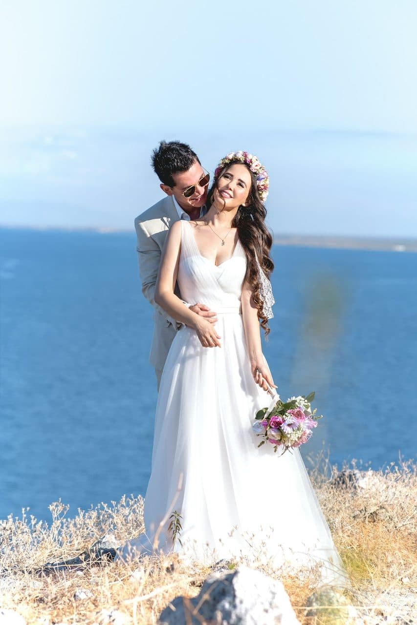 Gelin & damat dış mekân çekimi (temsili görsel)