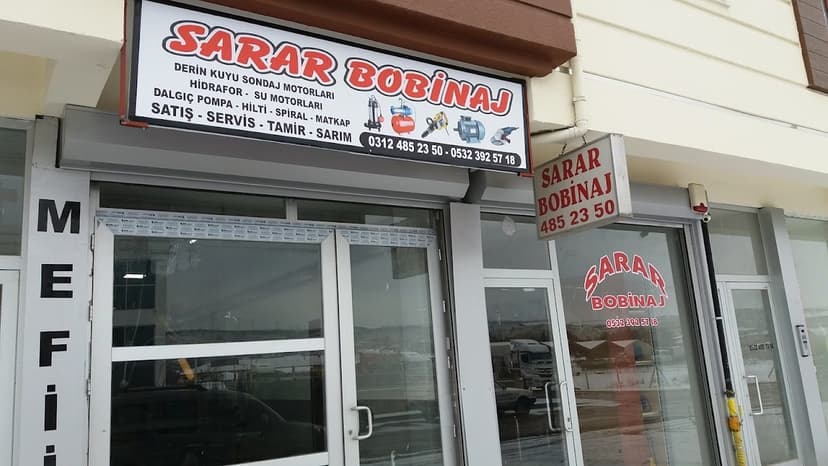 Sarar Bobinaj dükkân görünümü