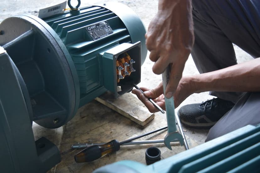 Elektrik motoru servis ve onarımı (temsili görsel)