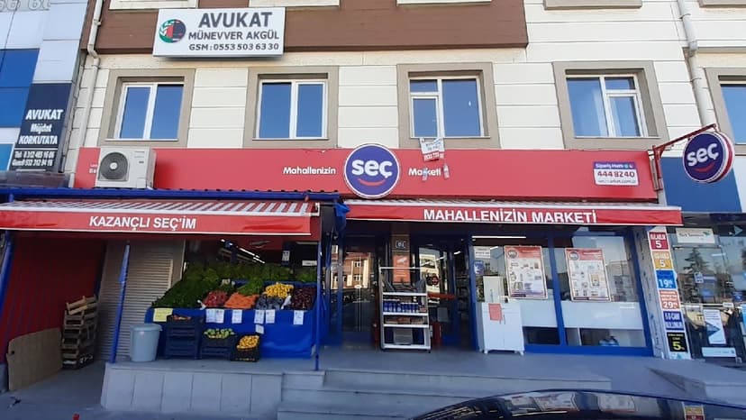 Seç Market dükkân görünümü — Seğmenler, Gölbaşı
